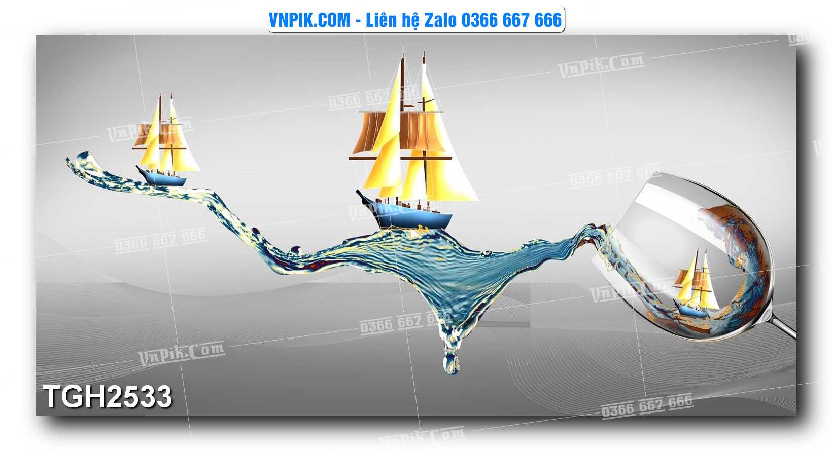 Tranh Ghép Treo Tường Mã File TGH2533