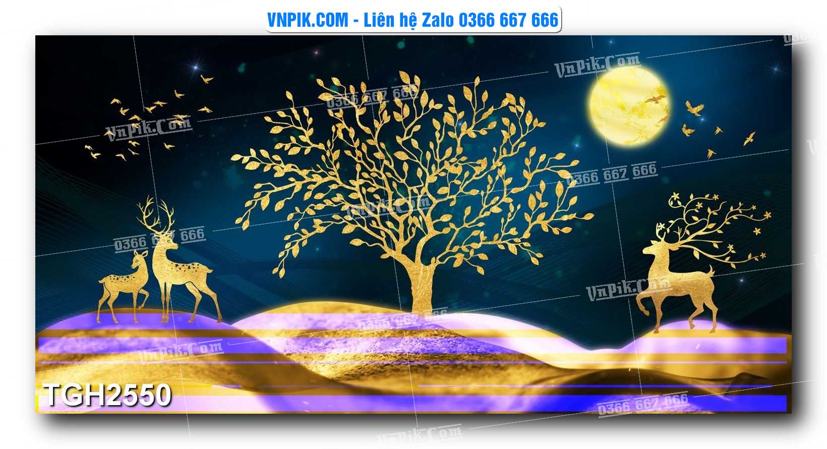 Tranh Ghép Treo Tường Mã File TGH2550