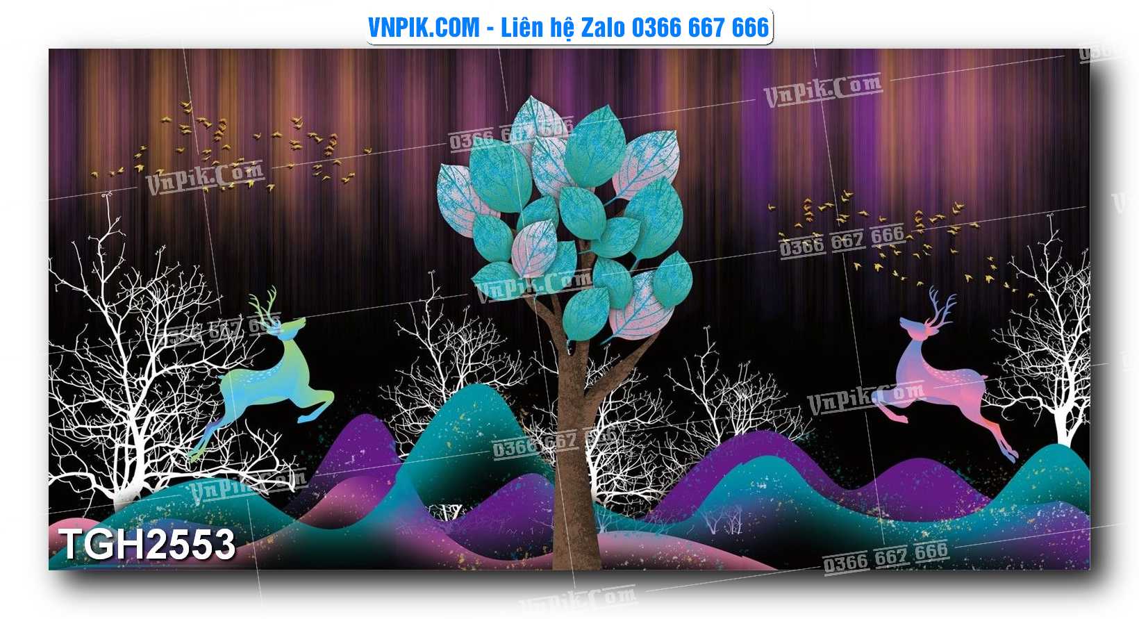 Tranh Ghép Treo Tường Mã File TGH2553