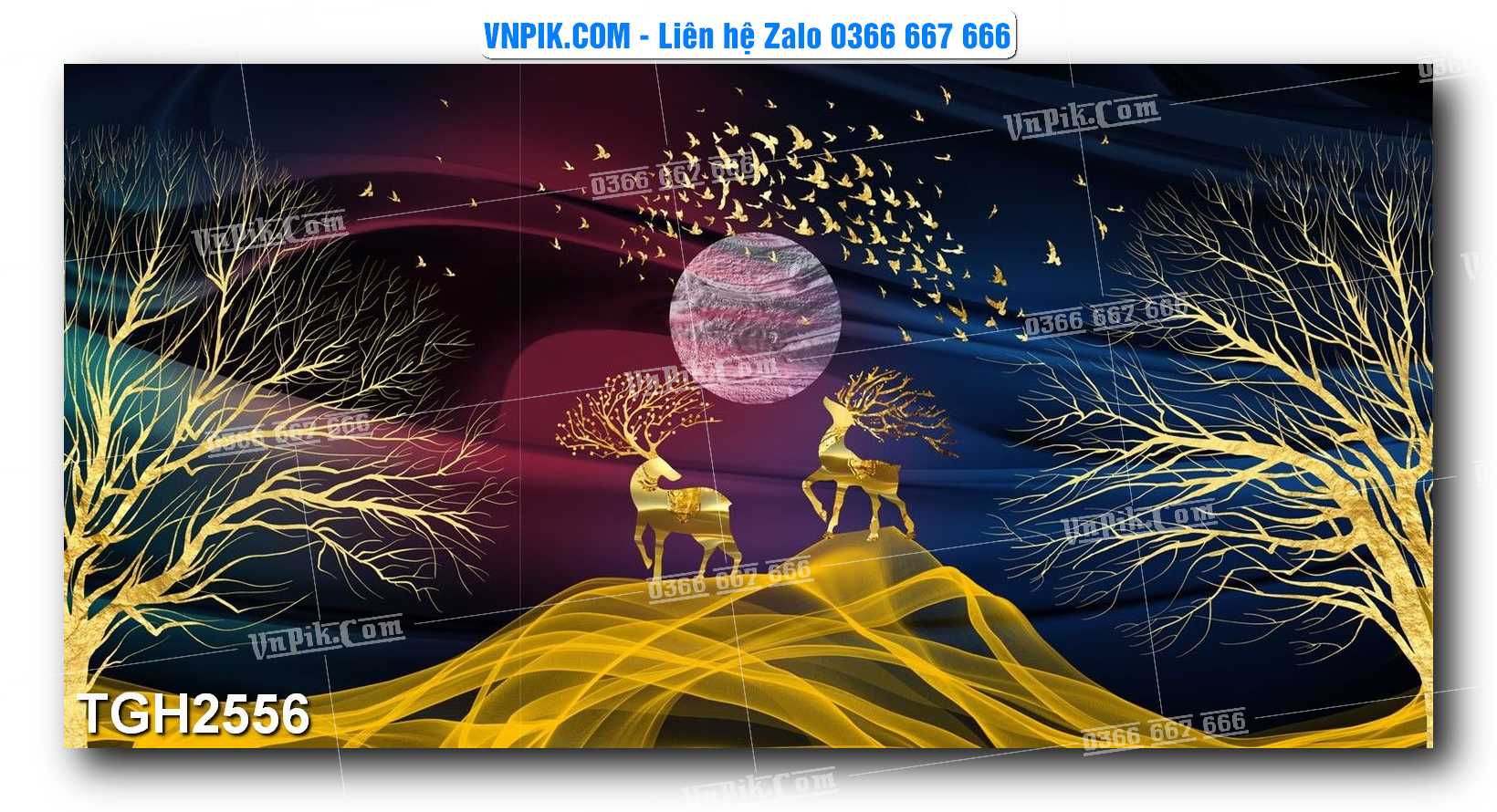 Tranh Ghép Treo Tường Mã File TGH2556