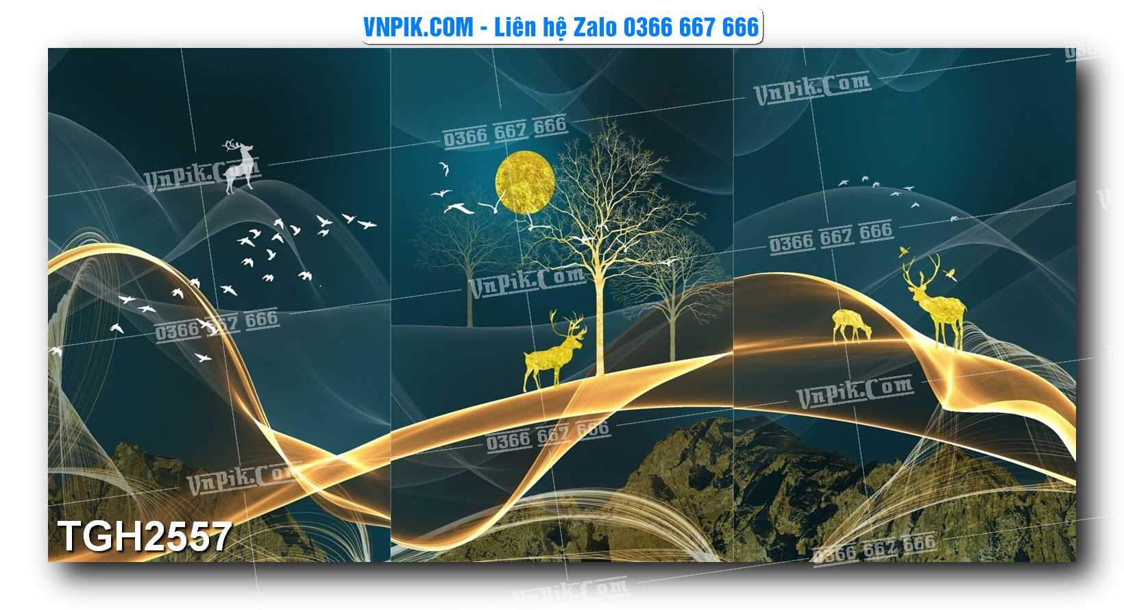 Tranh Ghép Treo Tường Mã File TGH2557