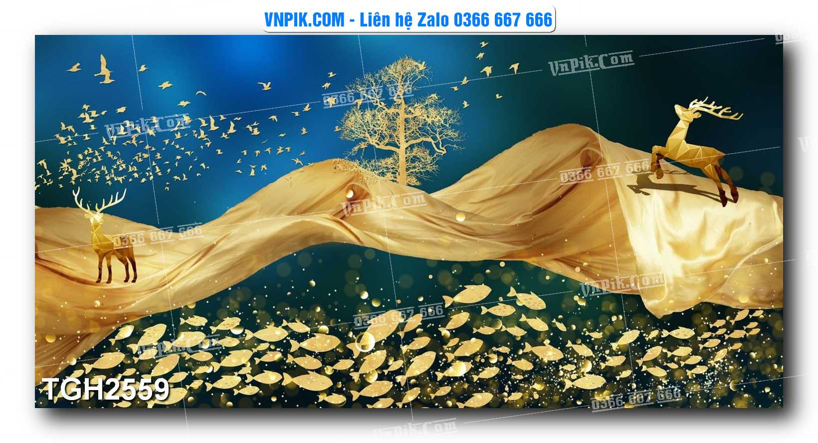 Tranh Ghép Treo Tường Mã File TGH2559