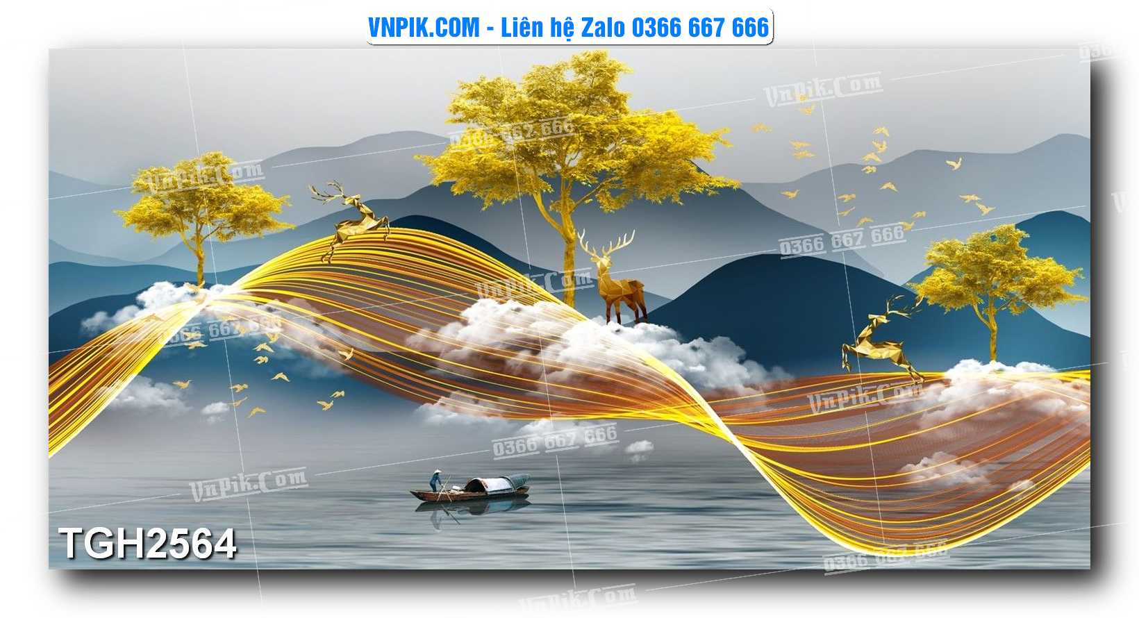 Tranh Ghép Treo Tường Mã File TGH2563