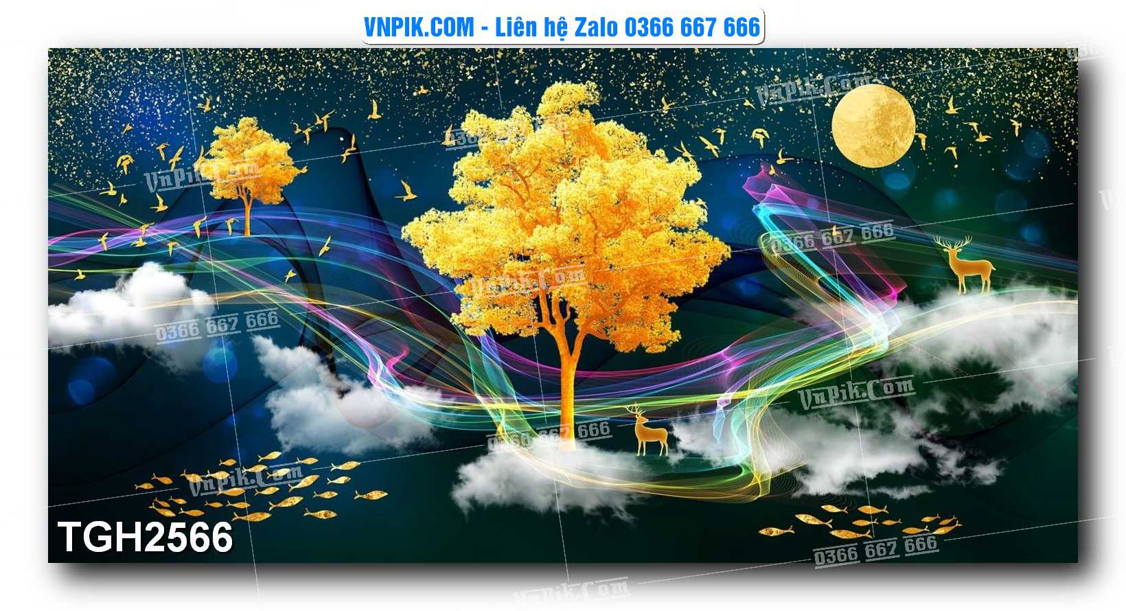 Tranh Ghép Treo Tường Mã File TGH2566