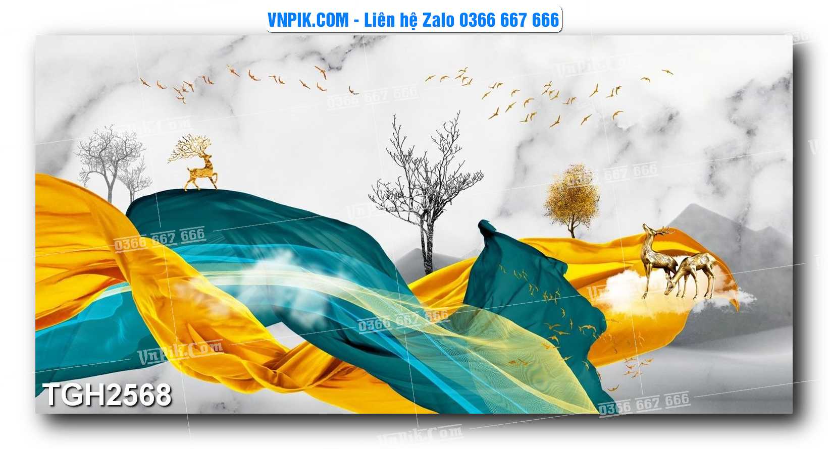 Tranh Ghép Treo Tường Mã File TGH2568