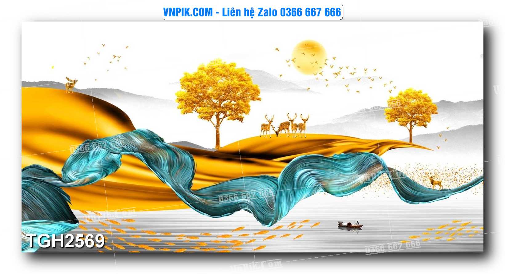 Tranh Ghép Treo Tường Mã File TGH2569