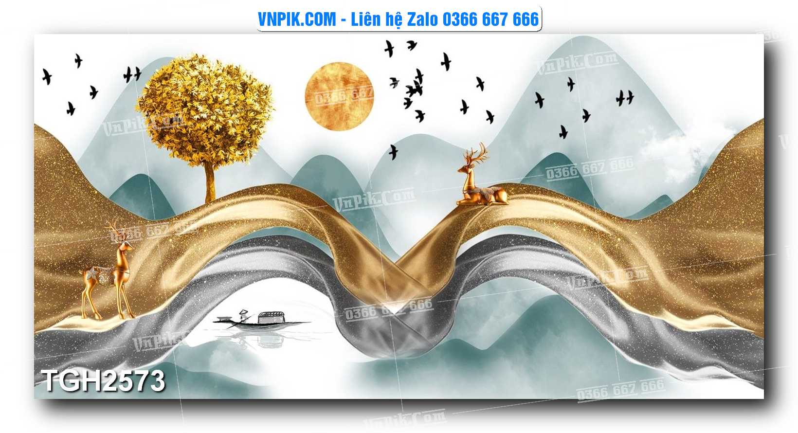 Tranh Ghép Treo Tường Mã File TGH2573