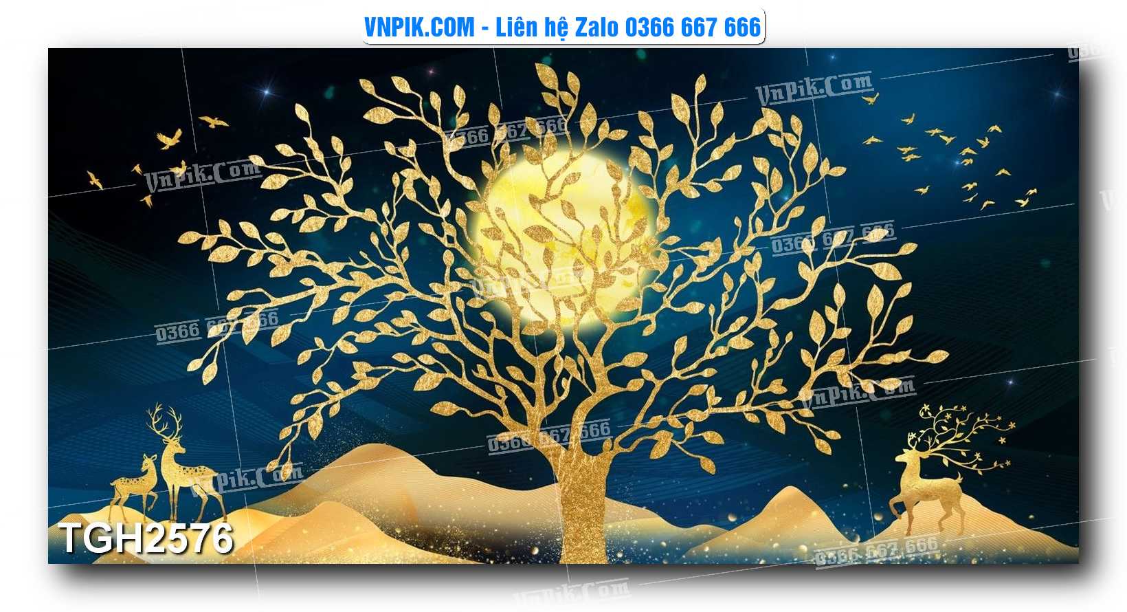 Tranh Ghép Treo Tường Mã File TGH2576