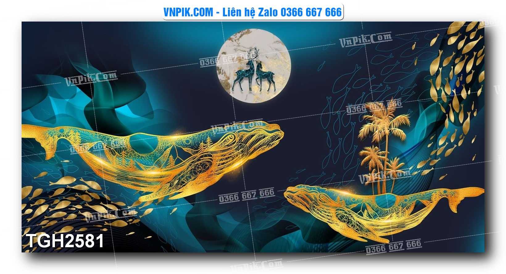 Tranh Ghép Treo Tường Mã File TGH2581