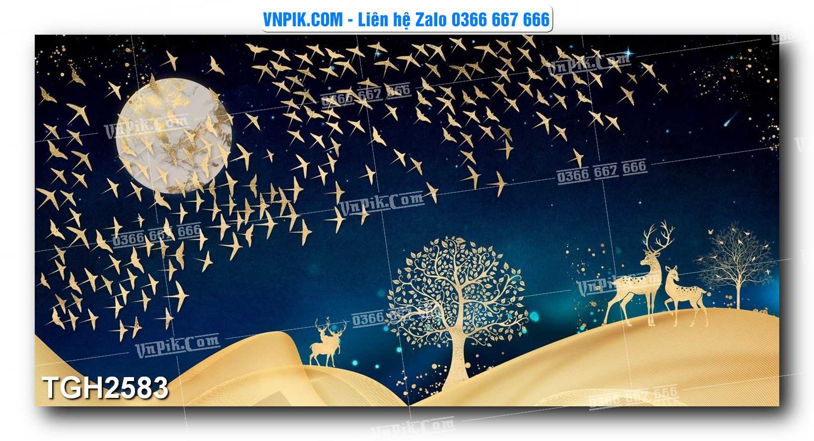 Tranh Ghép Treo Tường Mã File TGH2583