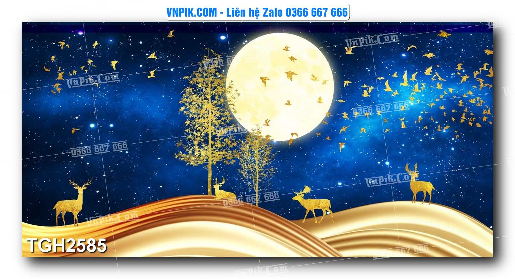 Tranh Ghép Treo Tường Mã File TGH2585