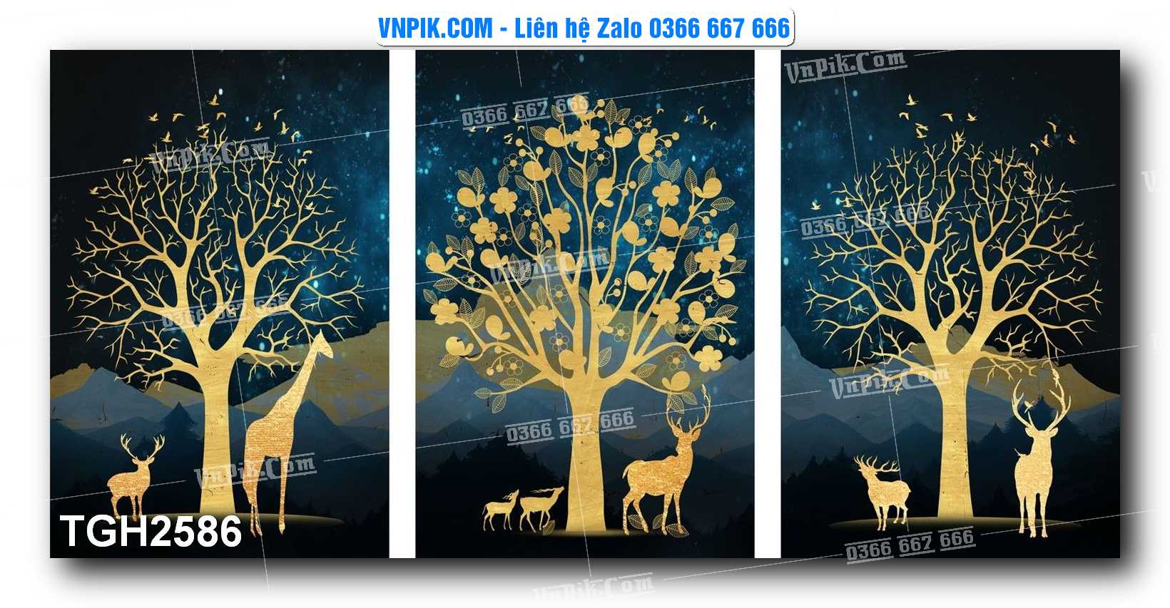 Tranh Ghép Treo Tường Mã File TGH2586