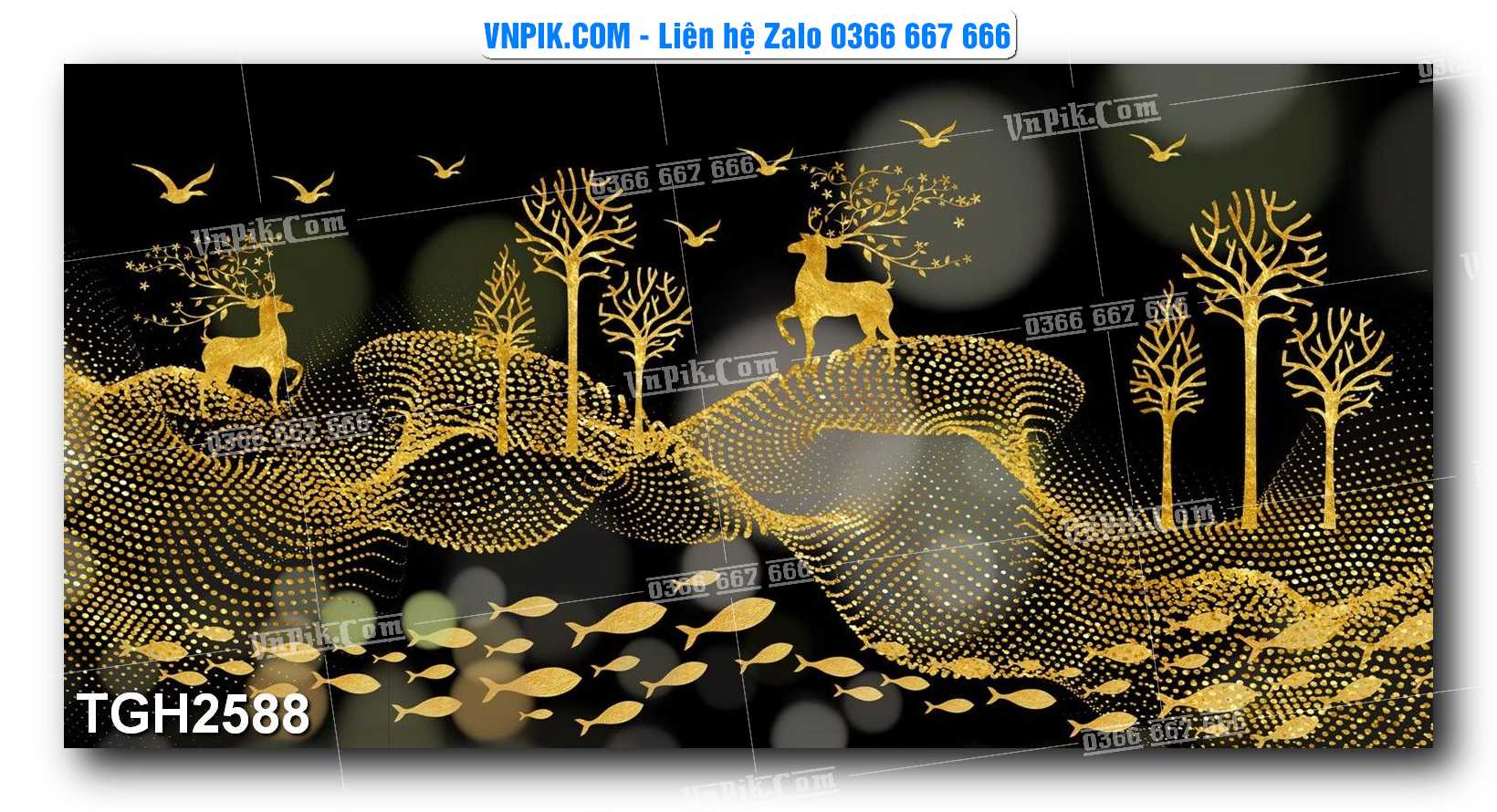 Tranh Ghép Treo Tường Mã File TGH2588