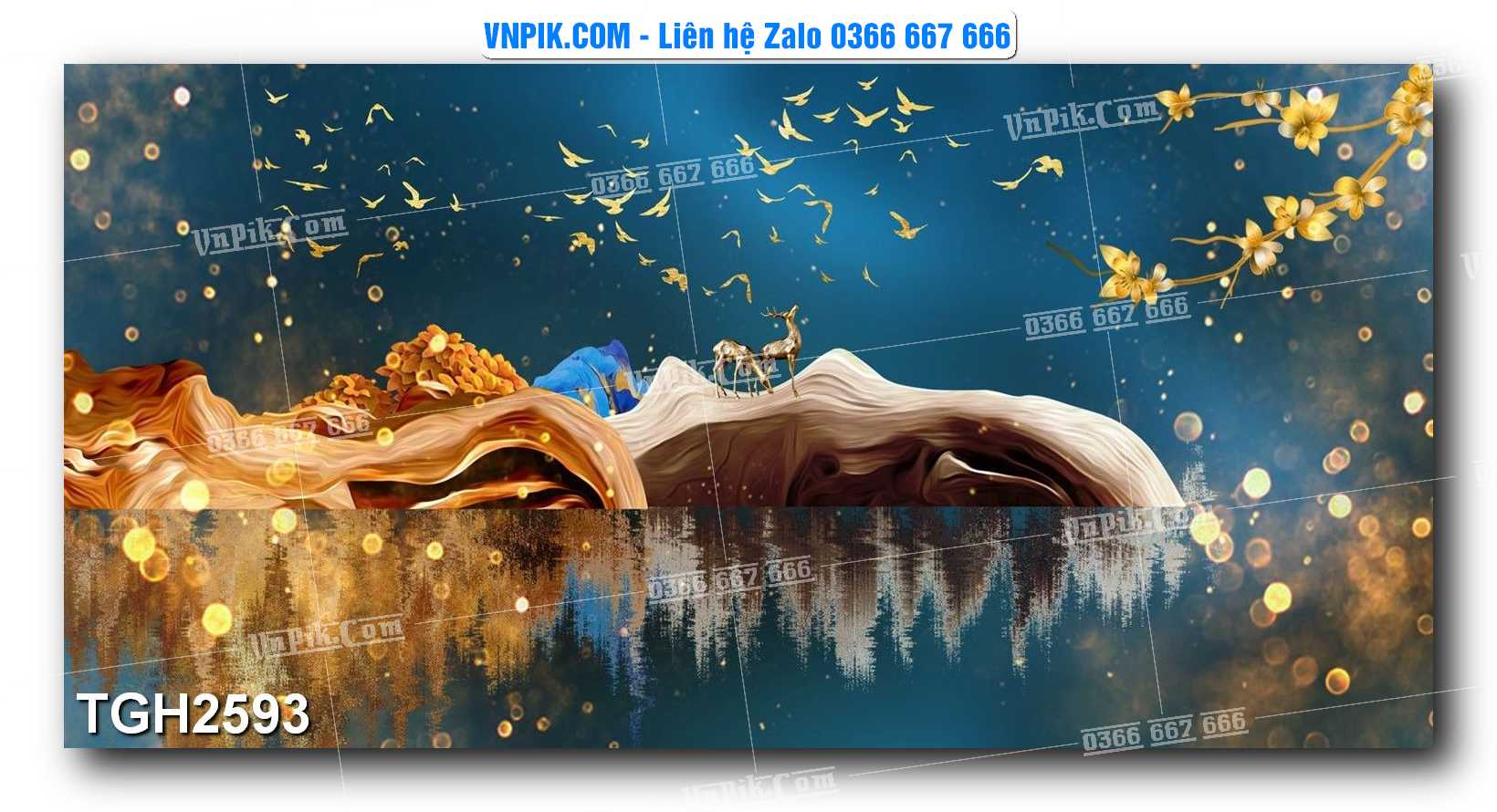 Tranh Ghép Treo Tường Mã File TGH2593