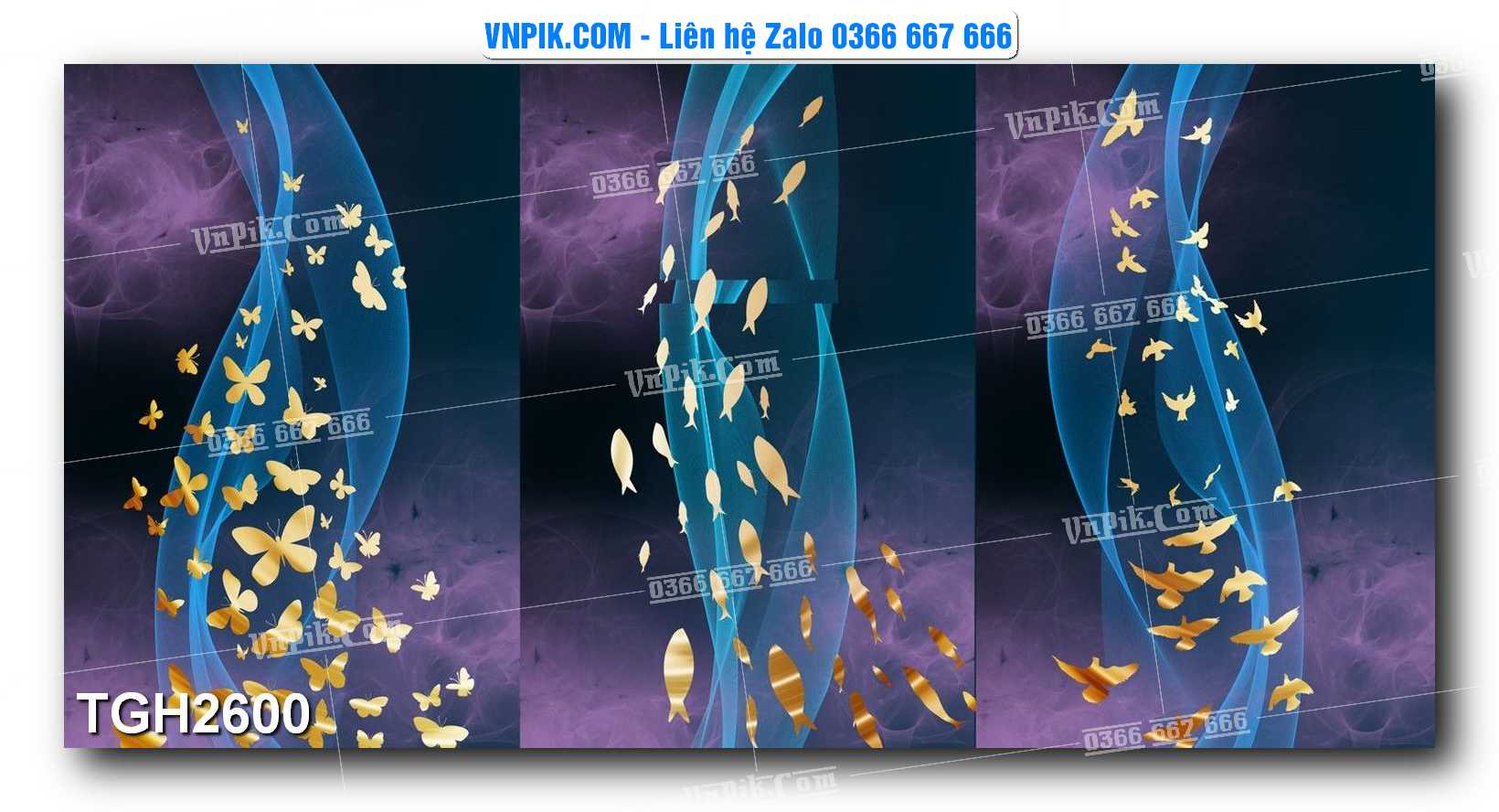 Tranh Ghép Treo Tường Mã File TGH2600