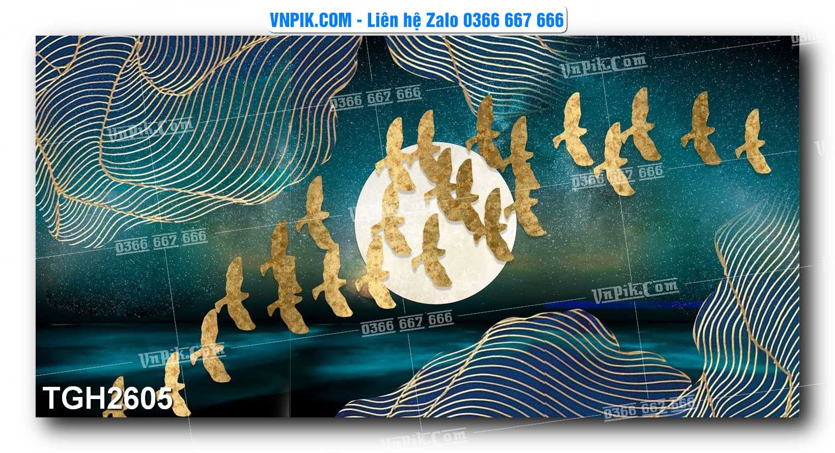 Tranh Ghép Treo Tường Mã File TGH2605