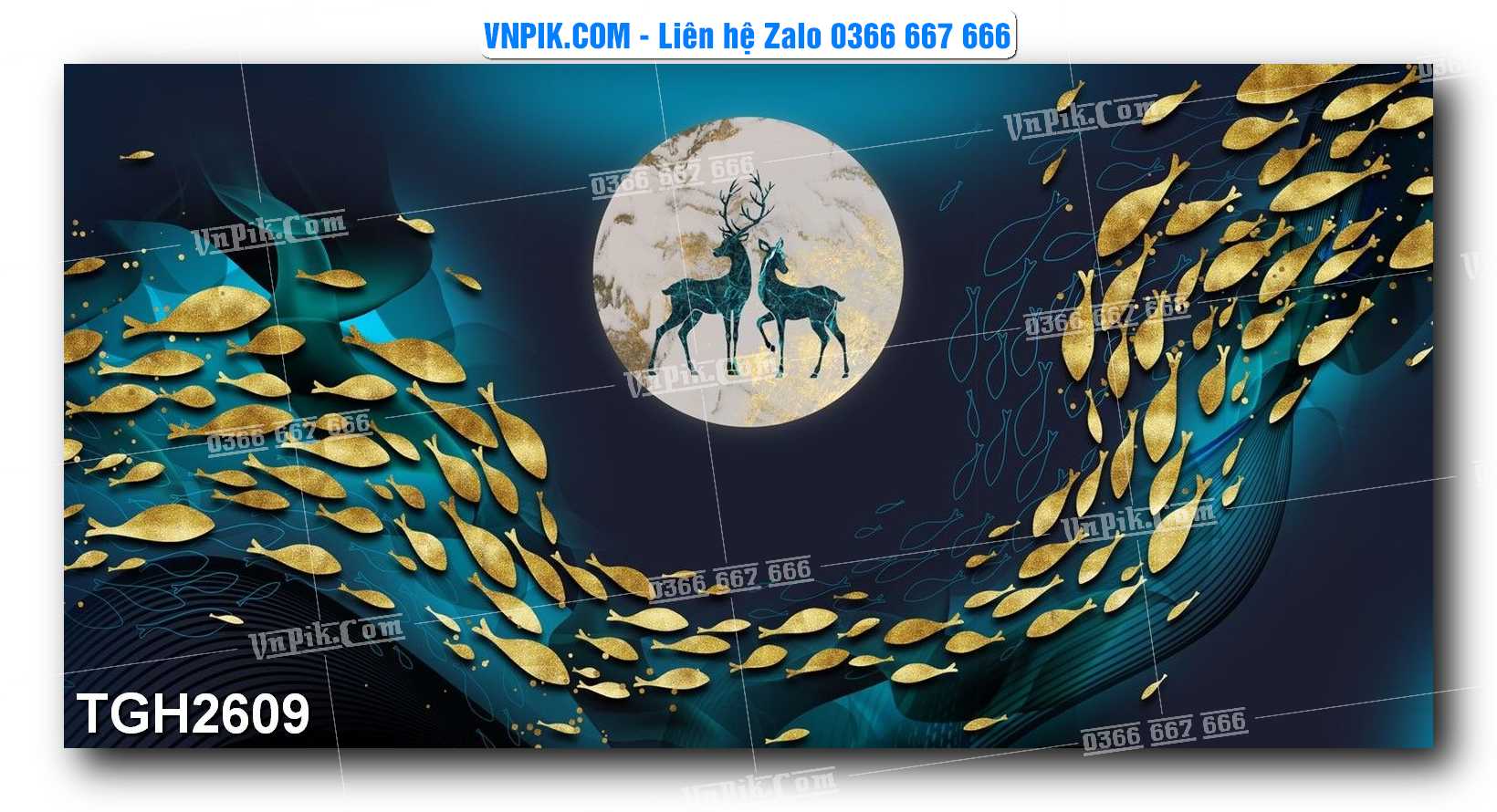 Tranh Ghép Treo Tường Mã File TGH2609