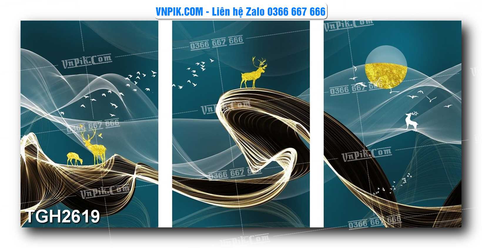 Tranh Ghép Treo Tường Mã File TGH2619