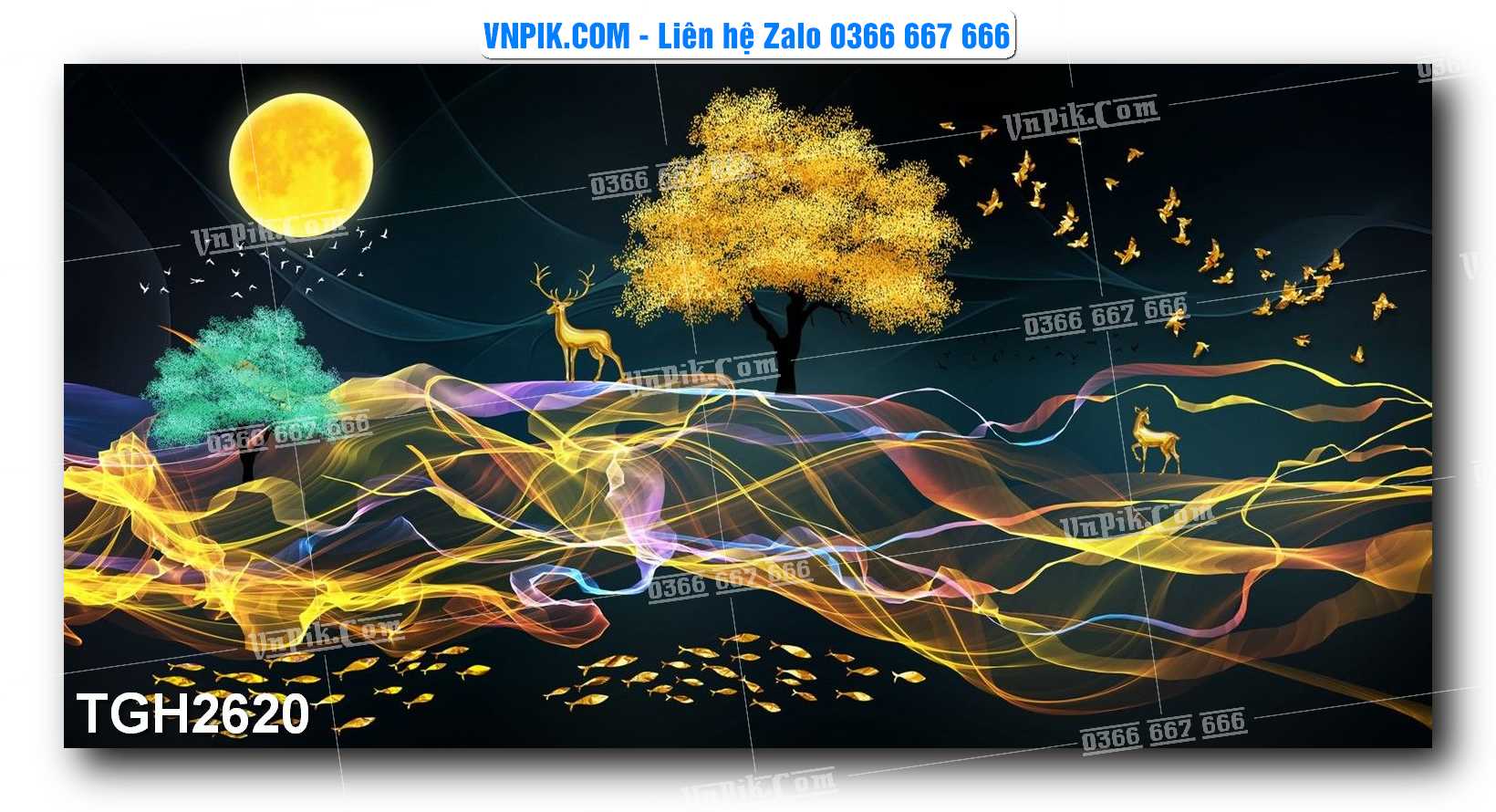 Tranh Ghép Treo Tường Mã File TGH2620