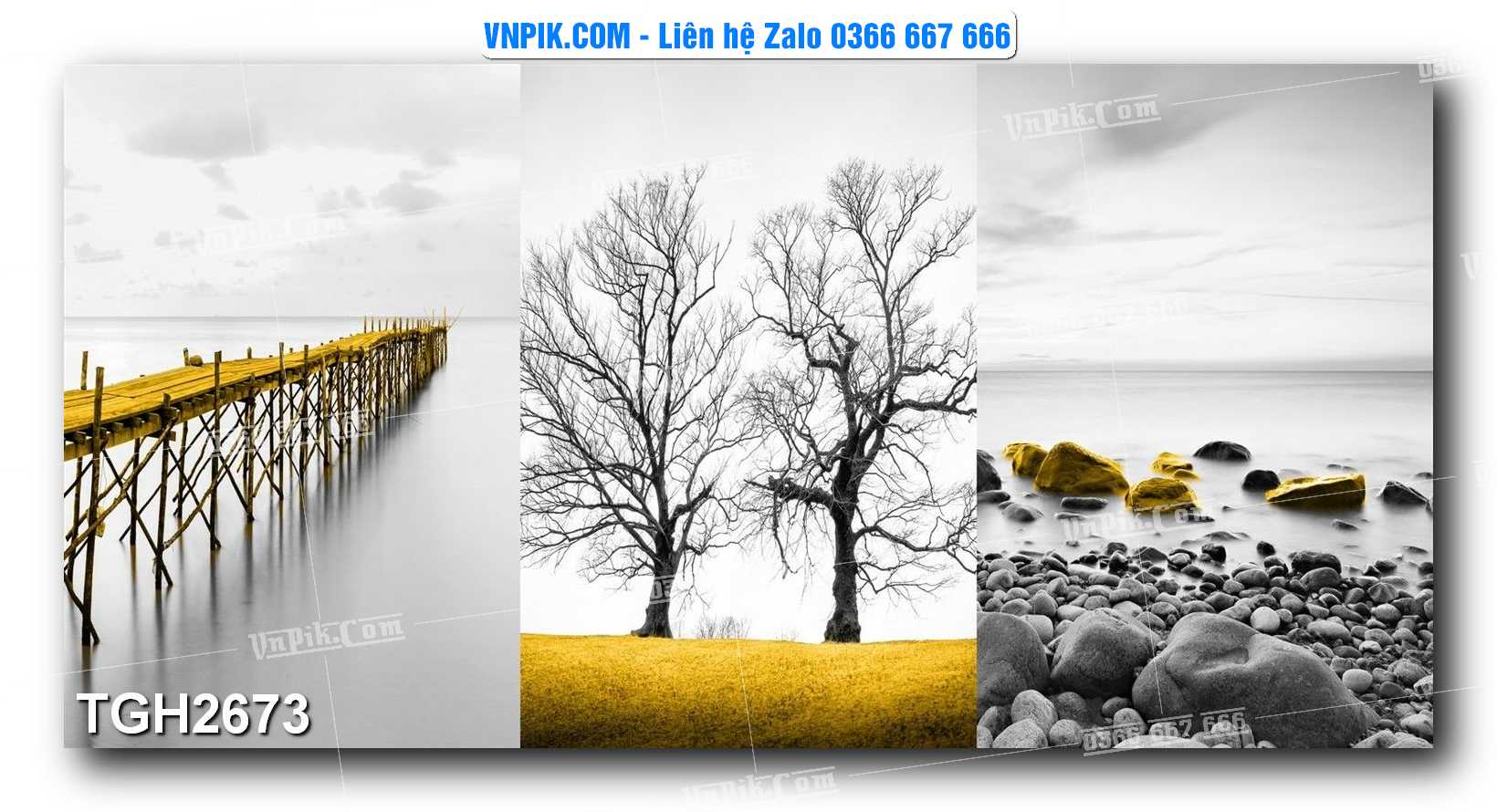Tranh Ghép Treo Tường Mã File TGH2673