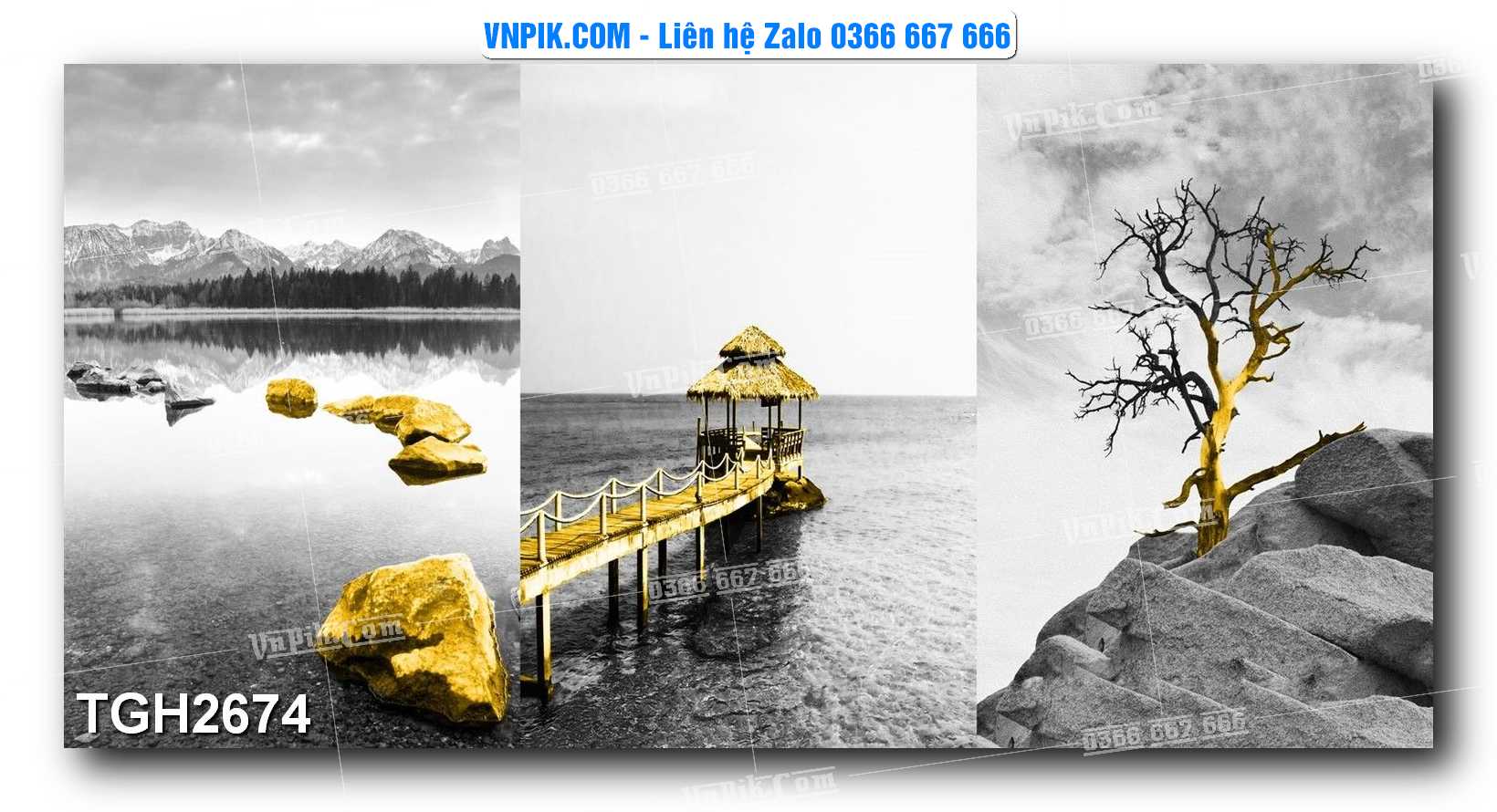 Tranh Ghép Treo Tường Mã File TGH2674