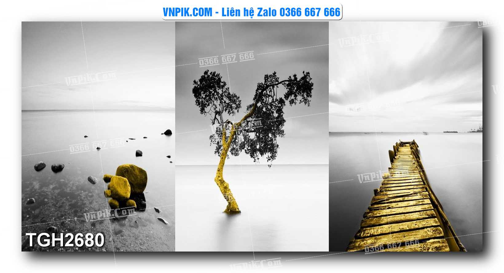 Tranh Ghép Treo Tường Mã File TGH2680