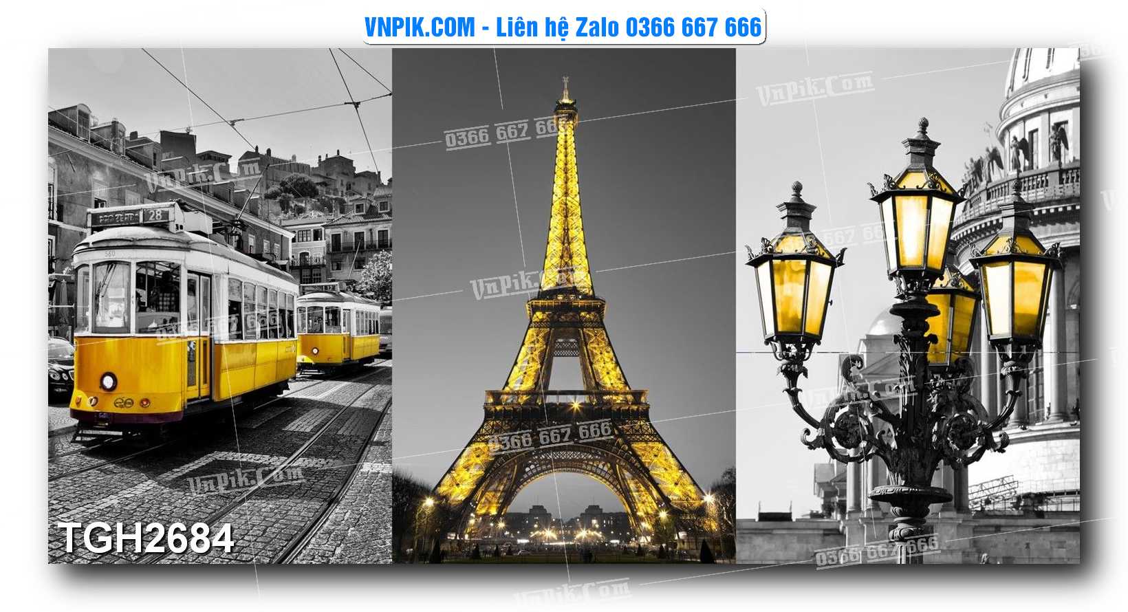 Tranh Ghép Treo Tường Mã File TGH2684