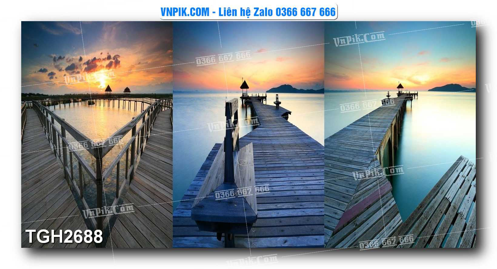 Tranh Ghép Treo Tường Mã File TGH2688