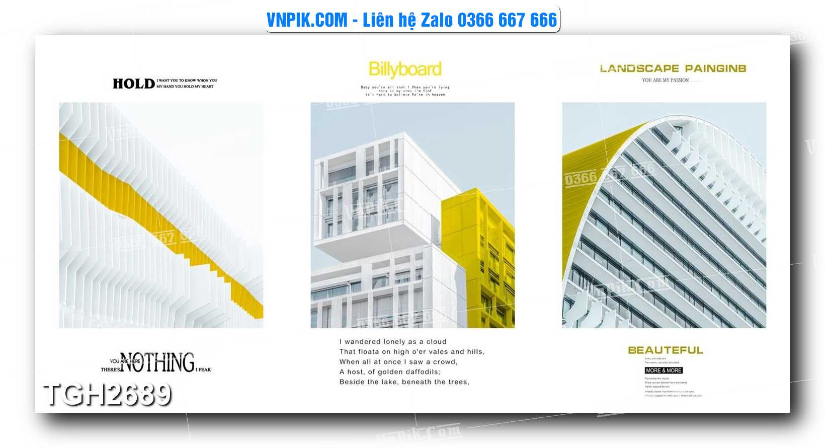 Tranh Ghép Treo Tường Mã File TGH2689