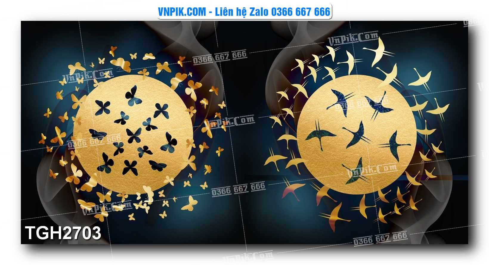 Tranh Ghép Treo Tường Mã File TGH2703