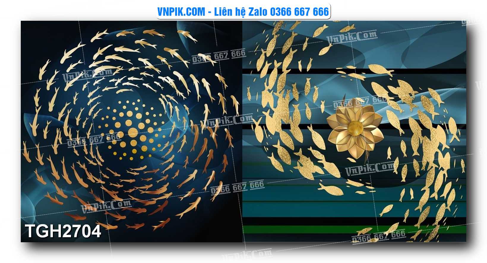 Tranh Ghép Treo Tường Mã File TGH2704