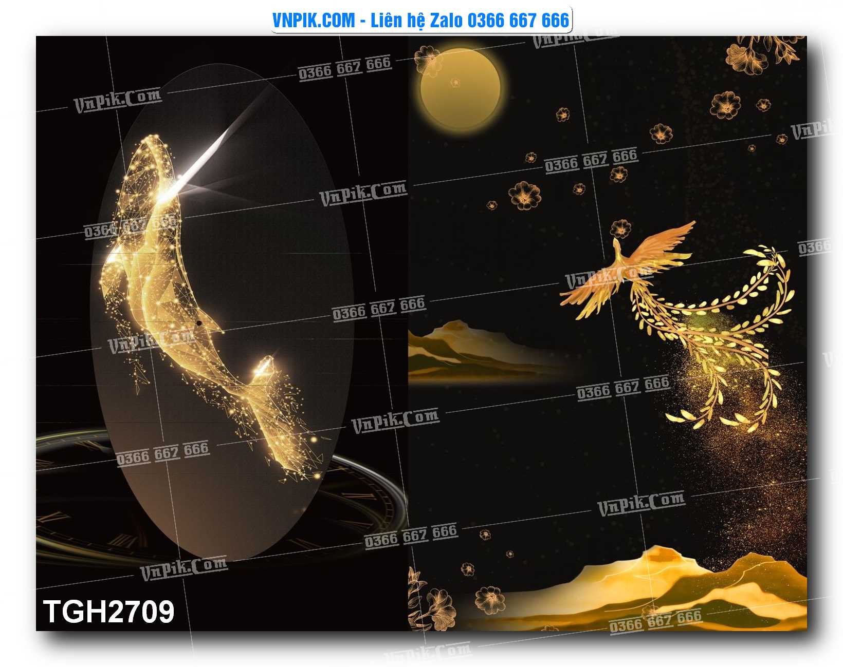 Tranh Ghép Treo Tường Mã File TGH2709