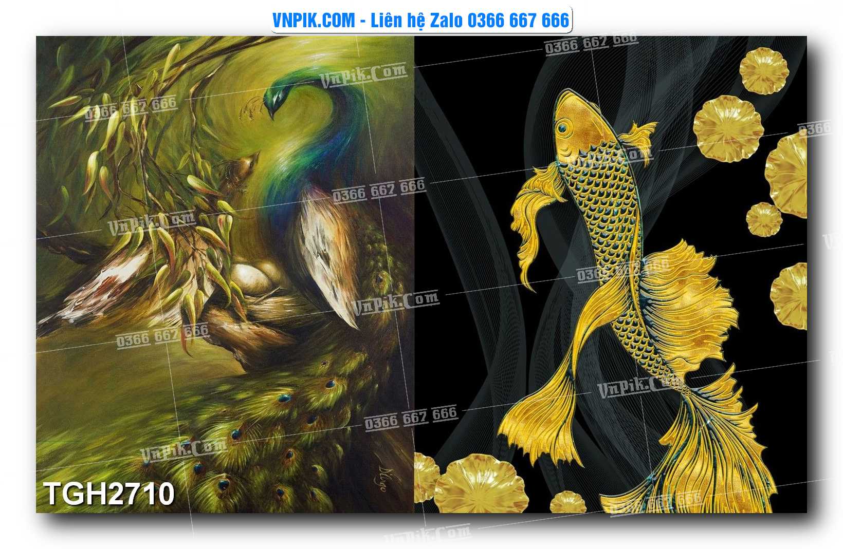 Tranh Ghép Treo Tường Mã File TGH2710