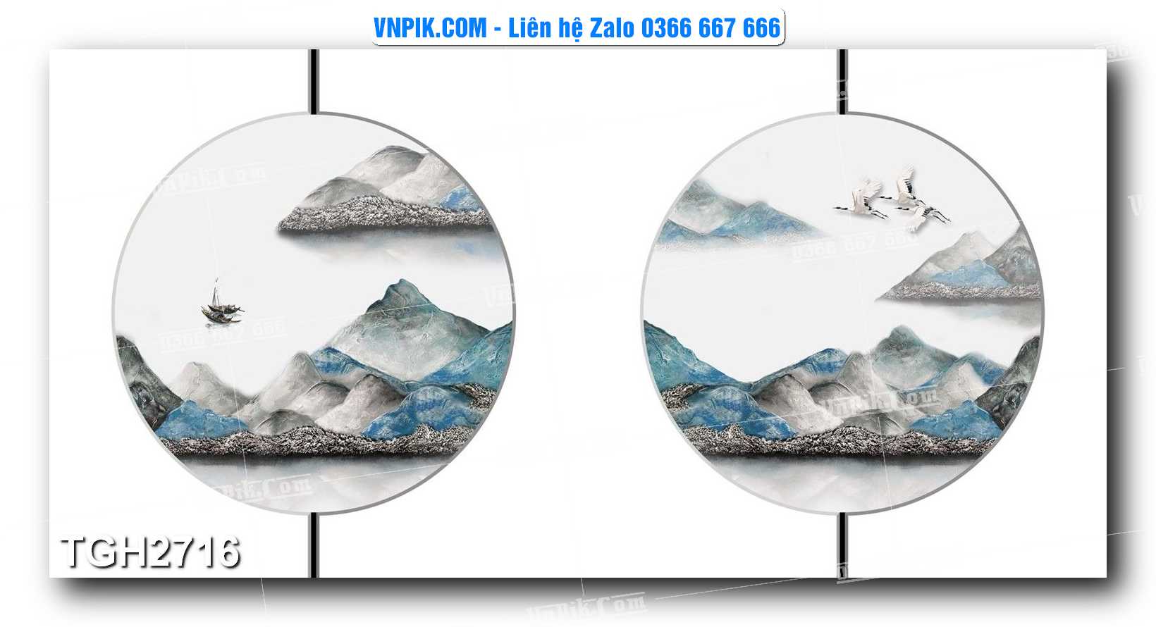 Tranh Ghép Treo Tường Mã File TGH2716