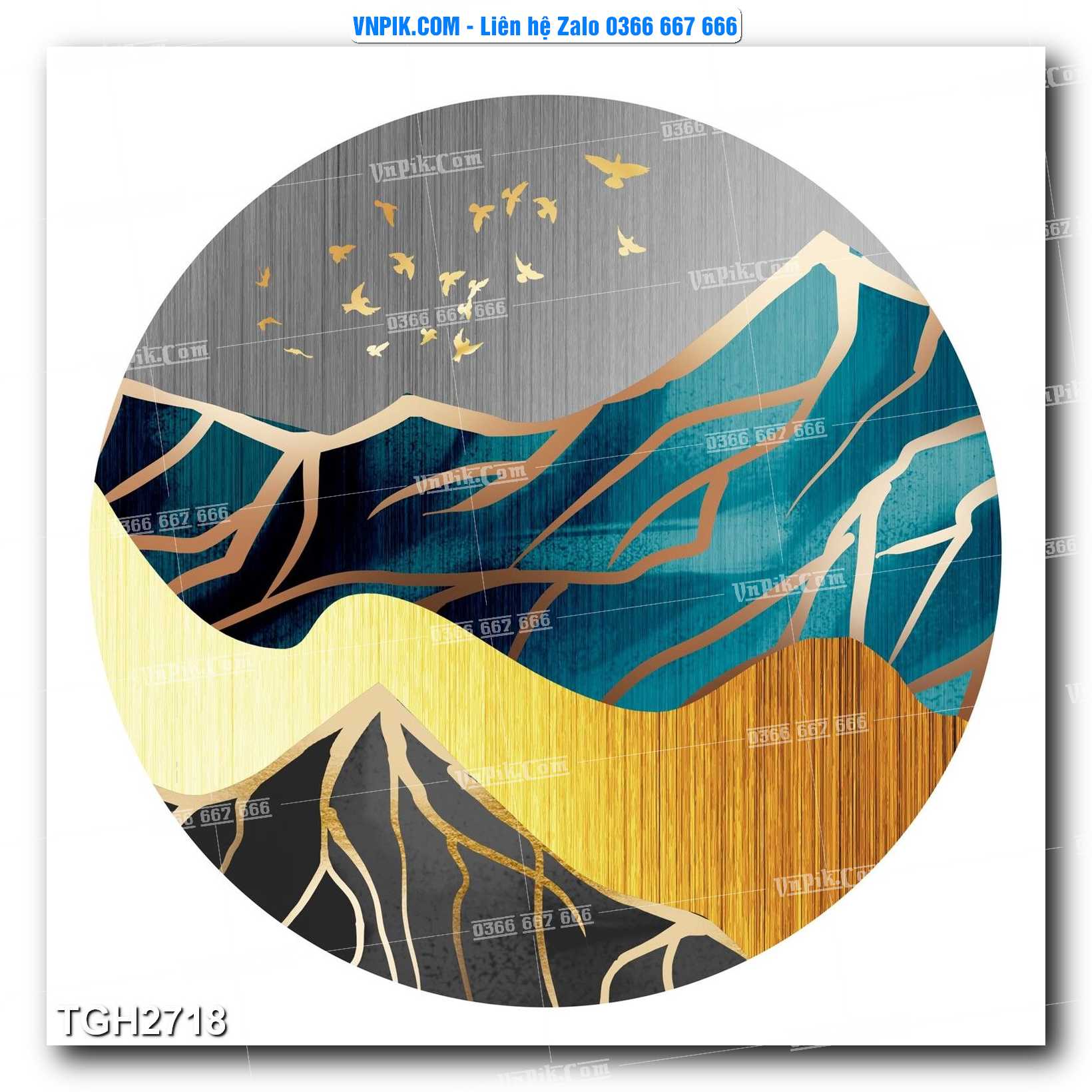 Tranh Ghép Treo Tường Mã File TGH2718