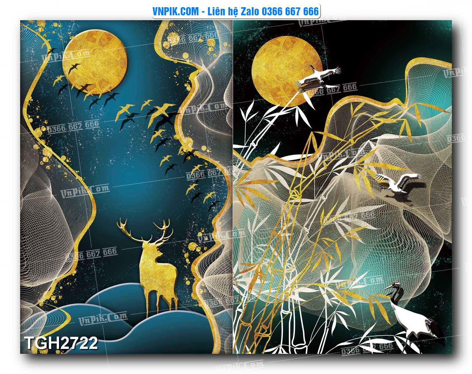 Tranh Ghép Treo Tường Mã File TGH2721