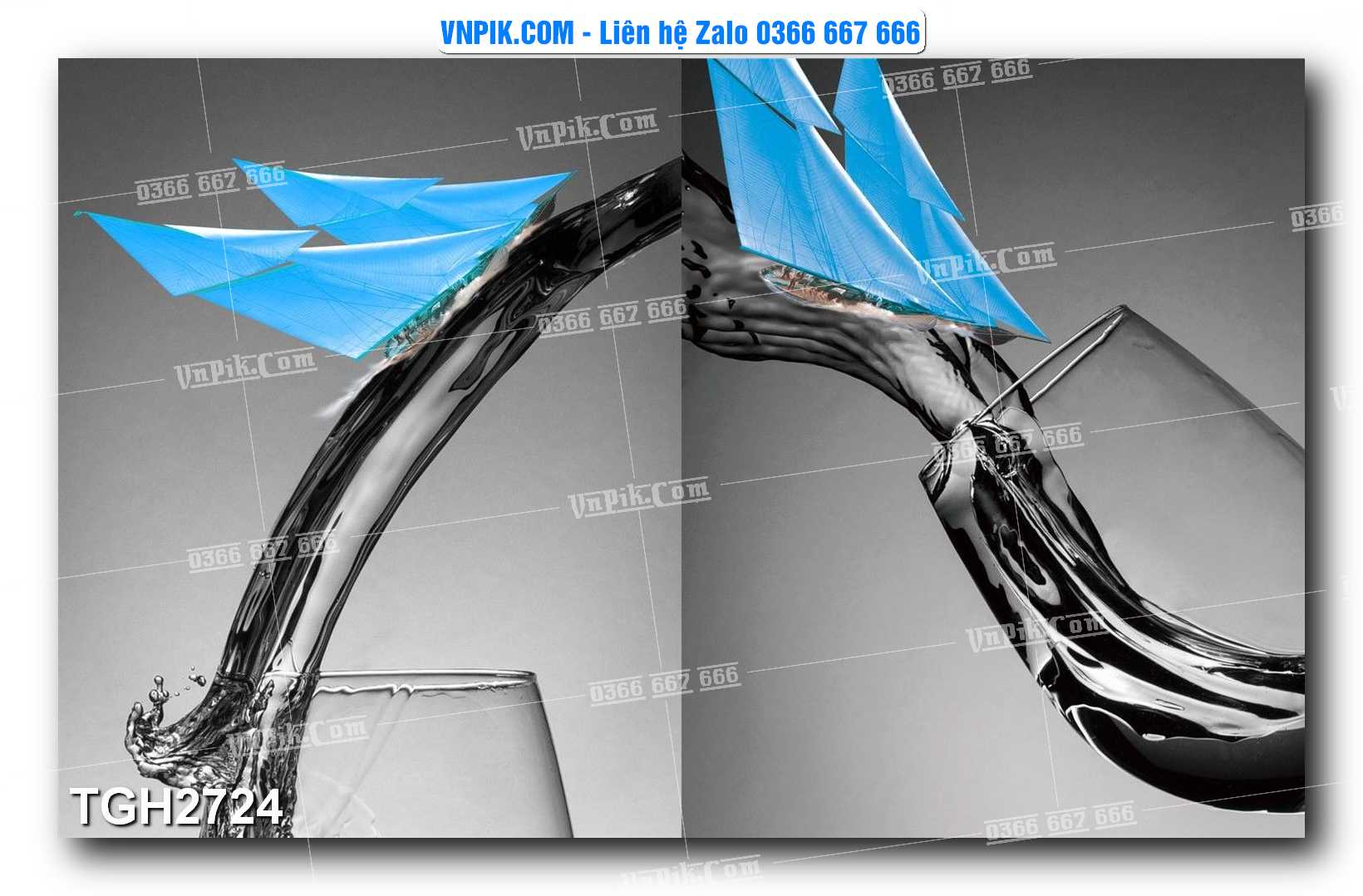Tranh Ghép Treo Tường Mã File TGH2724