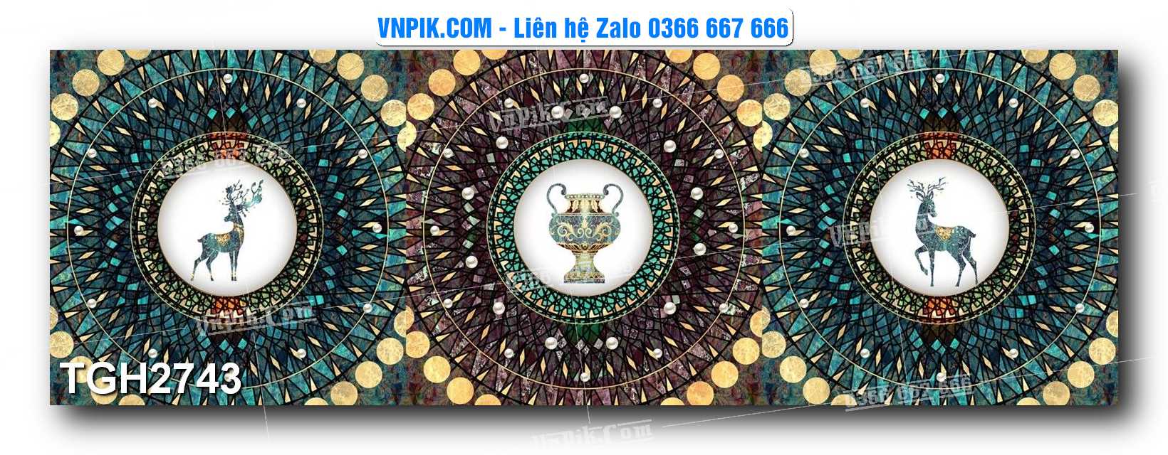 Tranh Ghép Treo Tường Mã File TGH2743