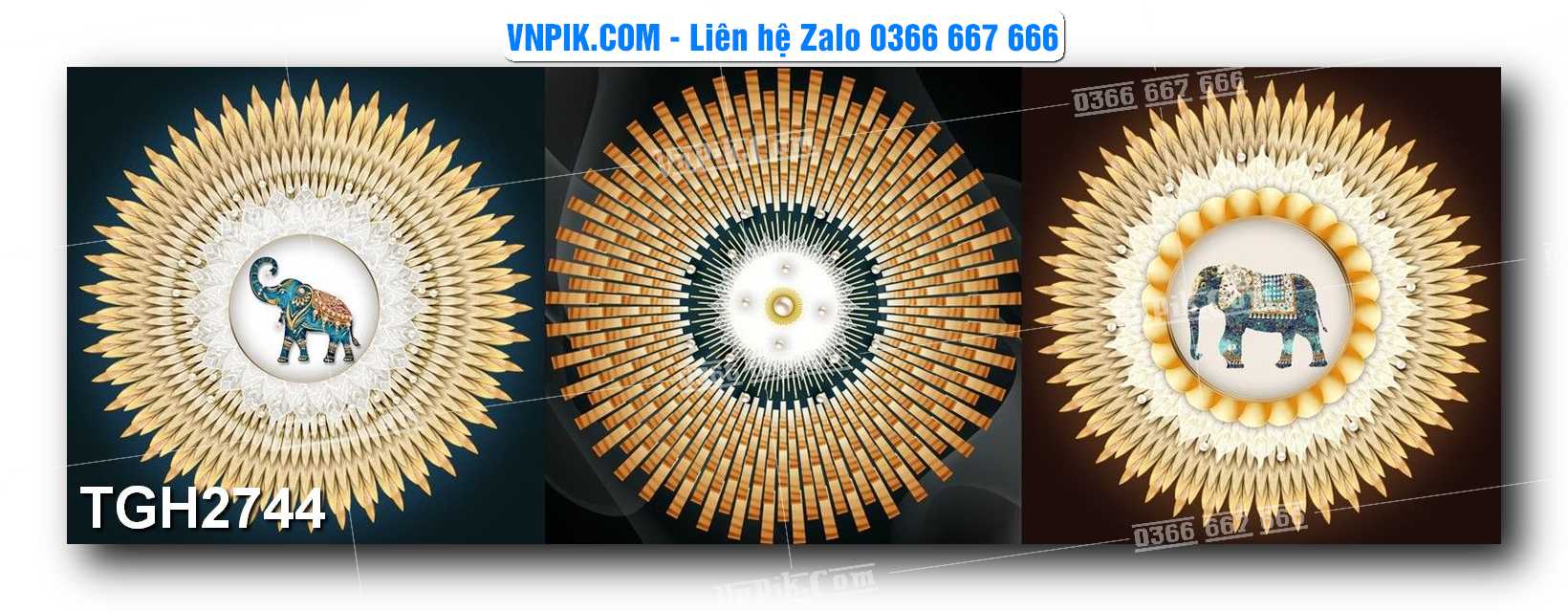 Tranh Ghép Treo Tường Mã File TGH2744