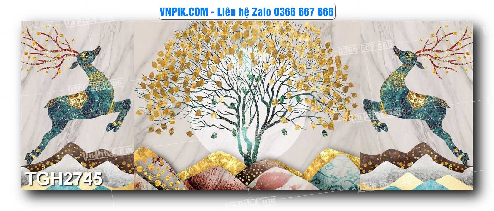 Tranh Ghép Treo Tường Mã File TGH2745