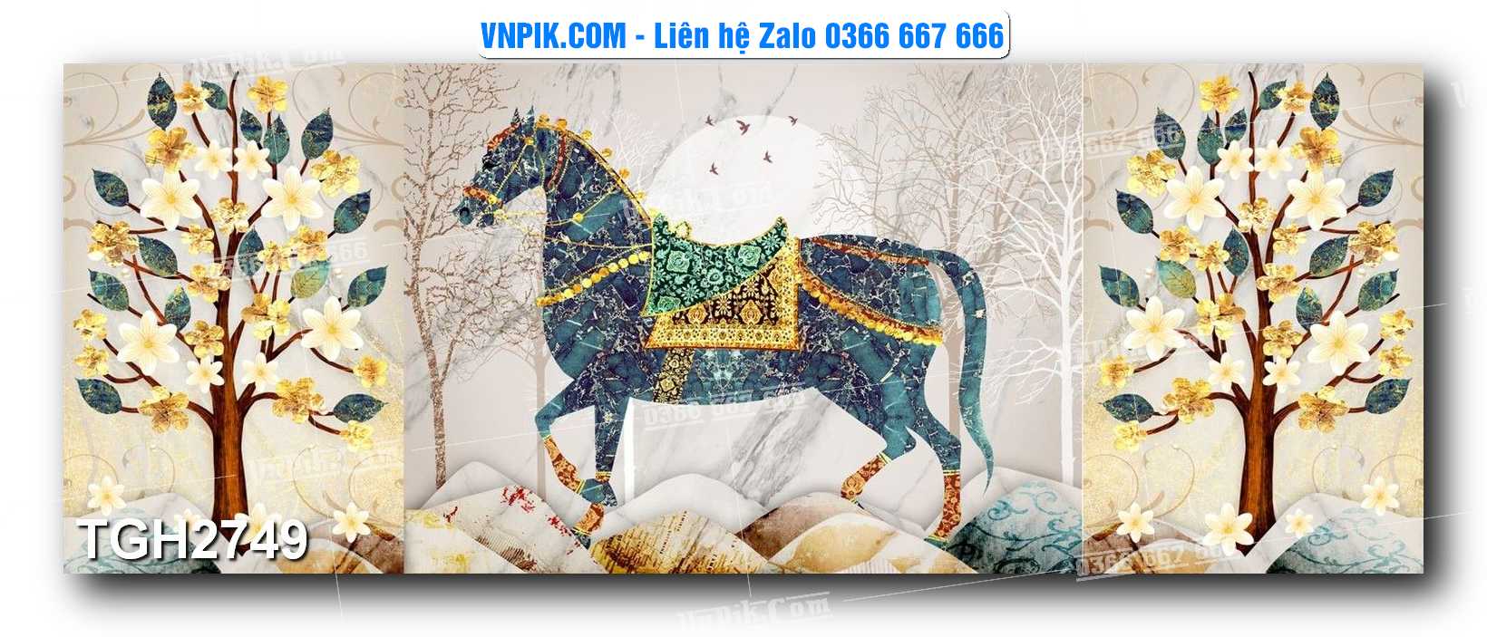 Tranh Ghép Treo Tường Mã File TGH2749