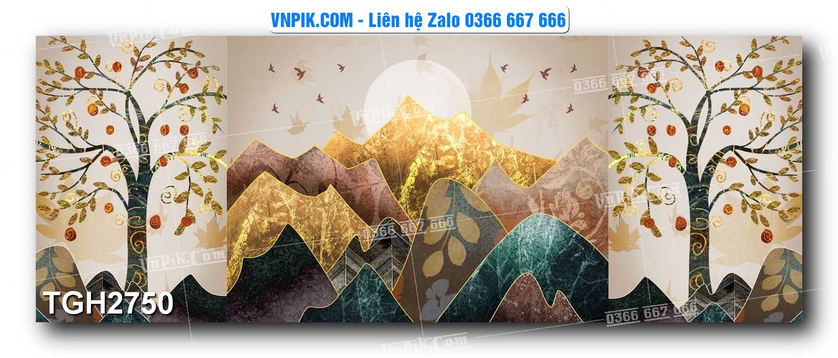 Tranh Ghép Treo Tường Mã File TGH2750