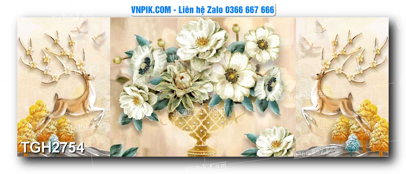 Tranh Ghép Treo Tường Mã File TGH2754