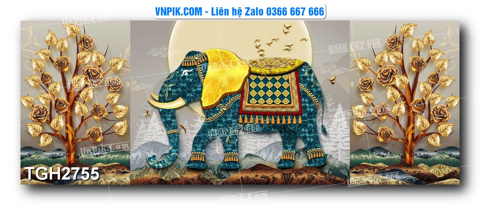 Tranh Ghép Treo Tường Mã File TGH2755