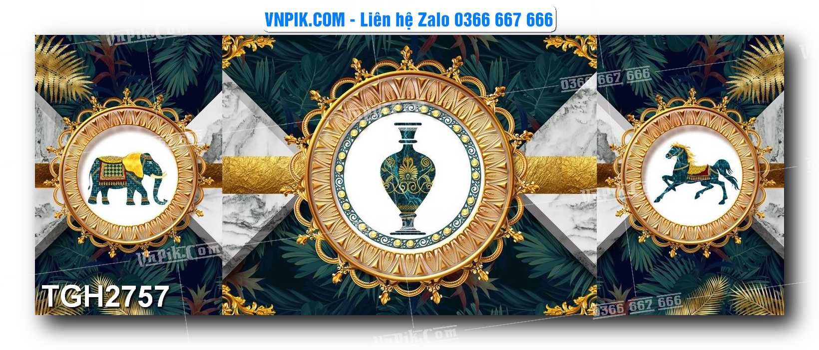 Tranh Ghép Treo Tường Mã File TGH2757