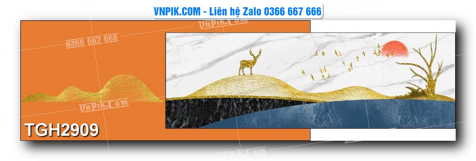 Tranh Ghép Treo Tường Mã File TGH2908
