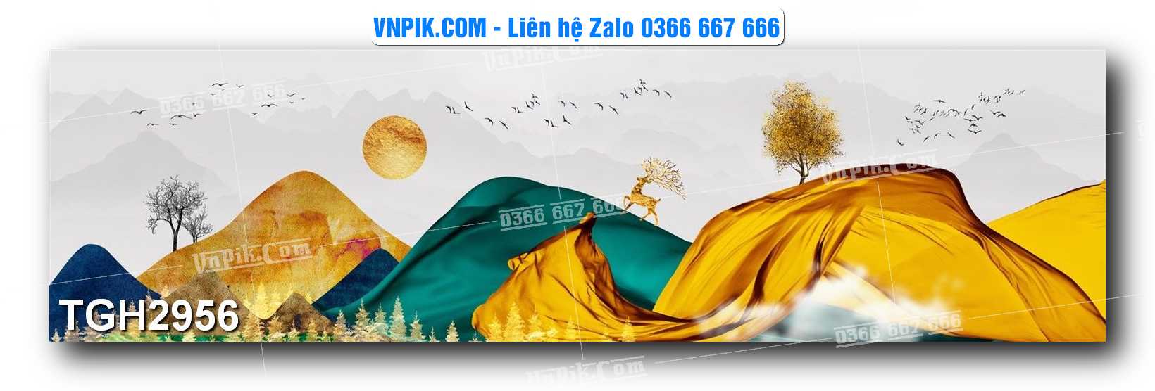 Tranh Ghép Treo Tường Mã File TGH2955