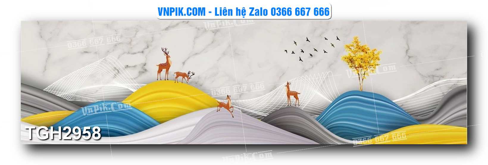 Tranh Ghép Treo Tường Mã File TGH2957
