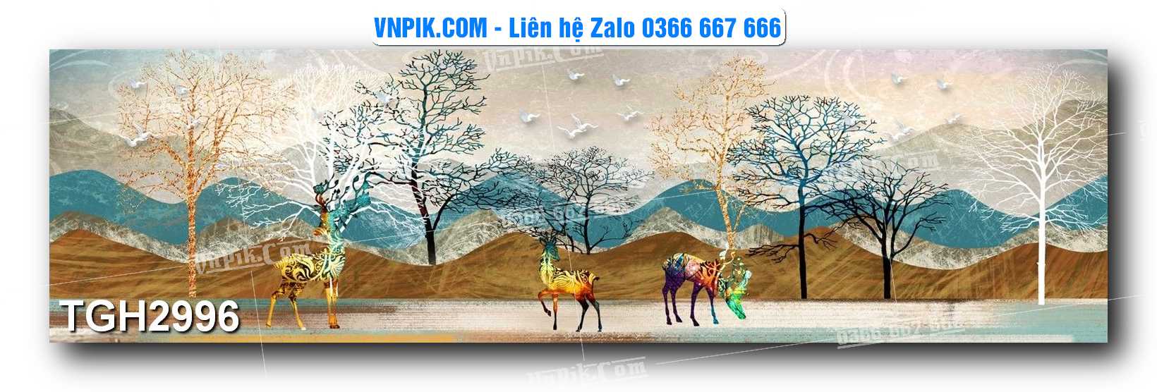 Tranh Ghép Treo Tường Mã File TGH2995