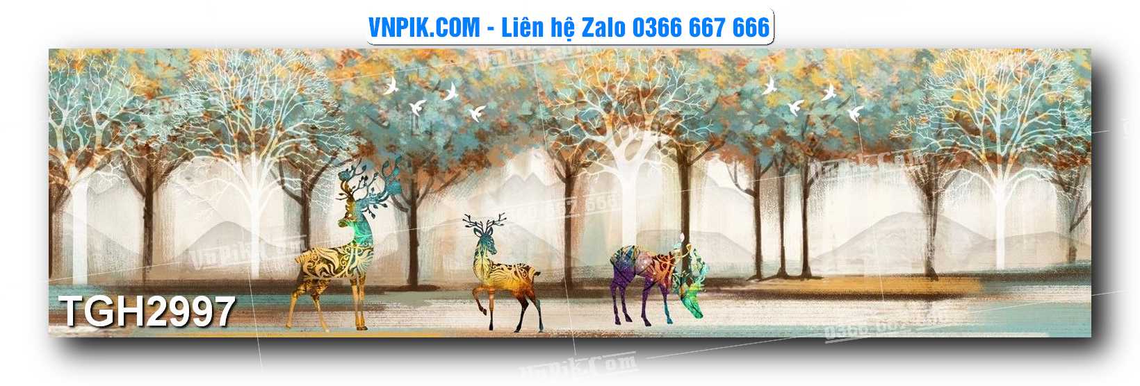 Tranh Ghép Treo Tường Mã File TGH2996